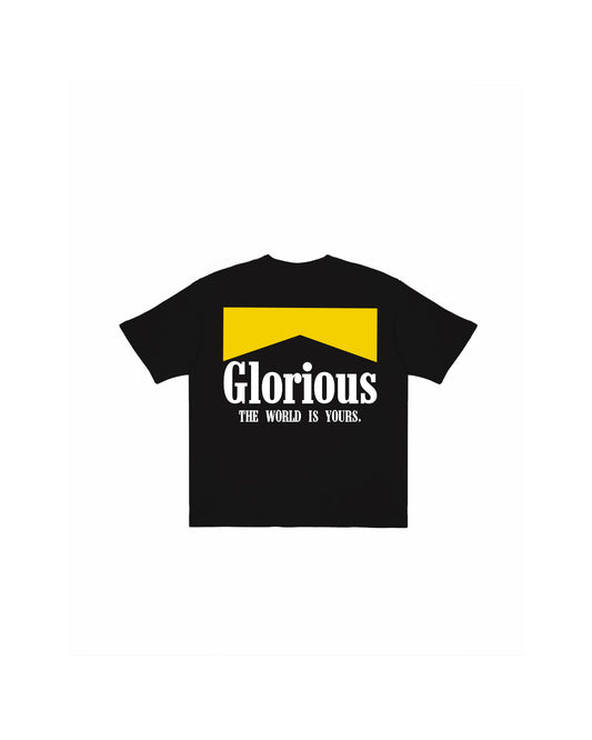 The World is Yours - Short Sleeve Tee (Black/Yellow)