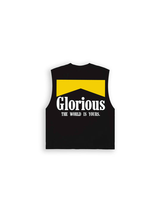 The World is Yours - Short Sleeve Tee (Black/Yellow)